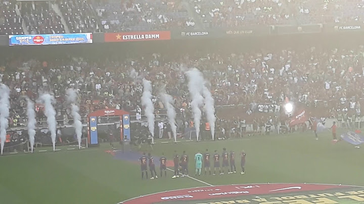 Première présentation d'équipe de la saison au CAMP NOU || TROPHÉE JOAN GAMPER ||