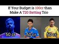 Make your strongest team and beat me 🤡🤯😅😁 #cricket #live #sports