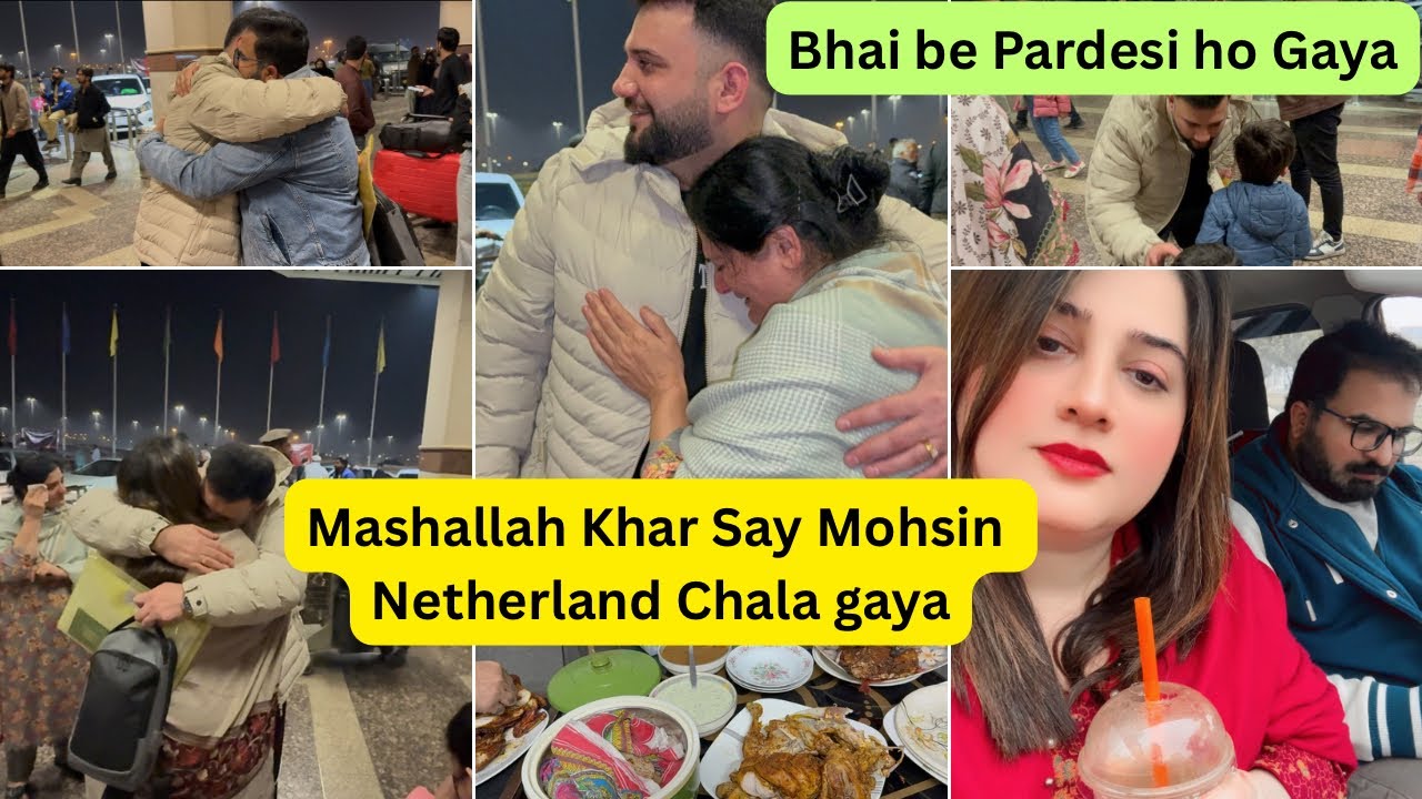 Good News @MohsinSultan Mashallah Netherland Apne Family k pass Chala Gaya Khar Say Pardesi Ho Gaya 