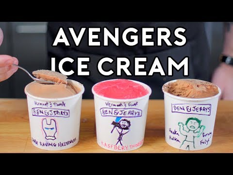 Binging with Babish Ice Cream Flavors from Avengers Infinity War