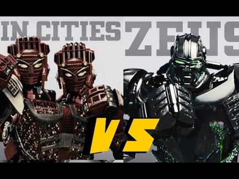 REAL STEEL - ATOM VS. TWIN CITIES - Gigantes de aço - Luta da Liga 