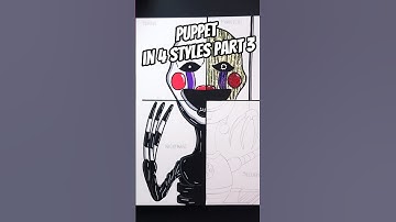 Drawing Puppet But In 4 Different Styles - Part 3