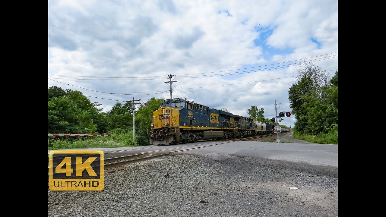 ⁴ᴷ Trains On The CSX Selkirk Sub & River Line