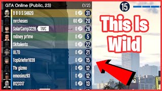 I Have Never Seen This Many Noobs In Gta Online Xbox Series S
