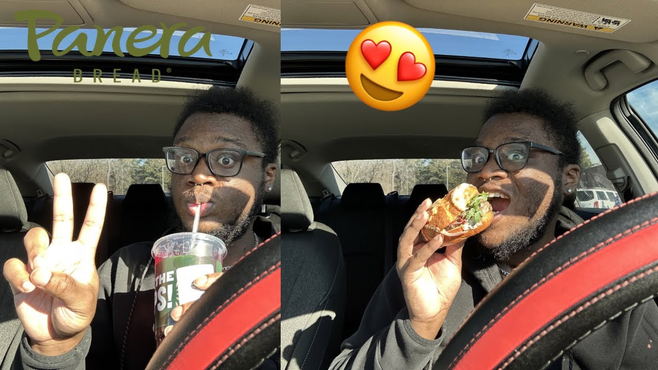 TRYING *NEW* BAGEL STACKS FROM PANERA BREAD