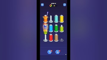 Nut sort - color puzzle game level 71 to 75