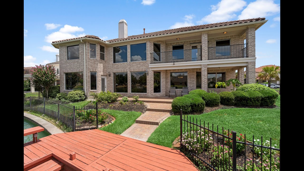 Lakefront Estate for sale on Windermere Lakes in Houston Texas!! YouTube