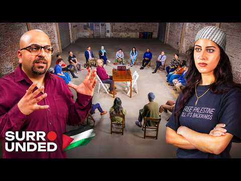 Debating Resistance: 20 Protesters vs 1 Palestinian (ft. Ahmed Fouad Alkhatib) | Surrounded