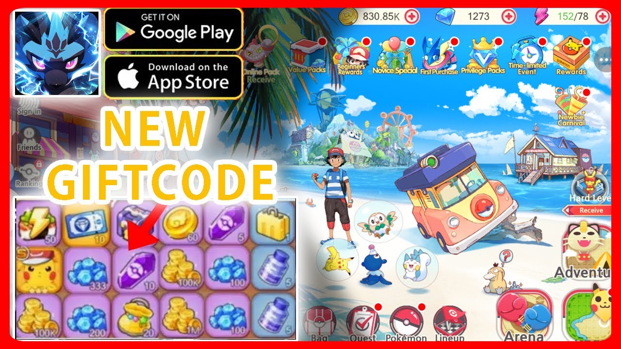How to redeem code Trainer Trials Saga & All 9 Giftcodes - Pokemon
