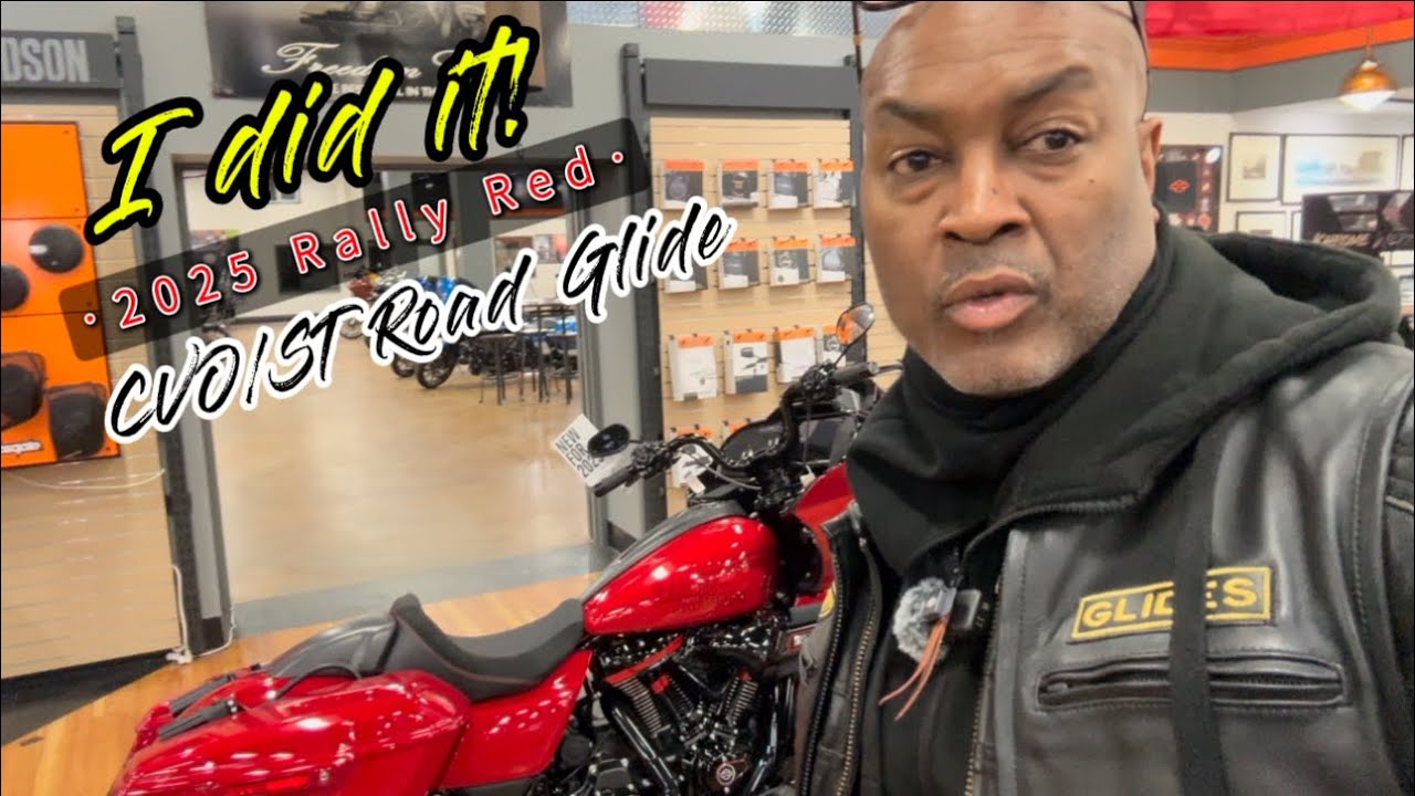 I purchased the 2025 Rally Red Harley-Davidson CVO/ST Road Glide and I ...