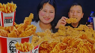 KFC Menu Mukbang 😋 McDonald's Mukbang, Nepali Mukbang 🇦🇪UAE, Husband wife 😋