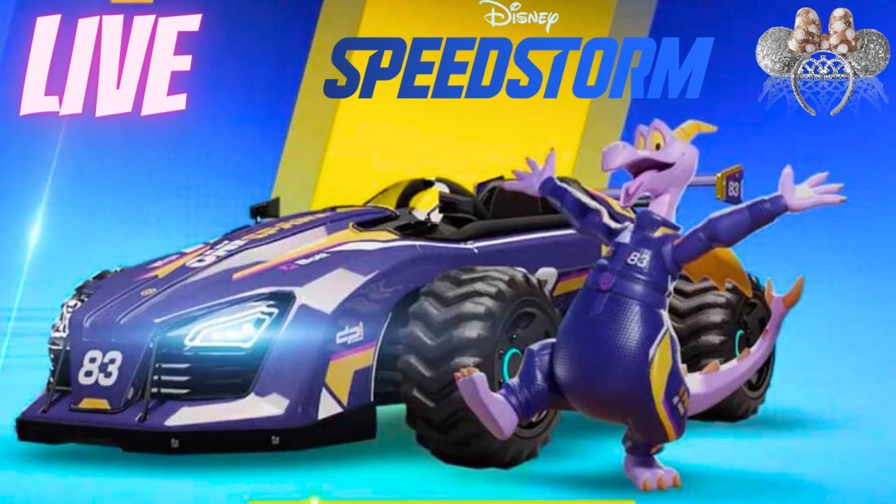 NEW RACER! Figment Joins Disney Speedstorm LIVE with Kittyarris - YouTube