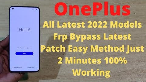 OnePlus 9r 9Rt Frp Bypass Latest Method | All OnePlus Android 12 Google Frp Bypass New Patch Update