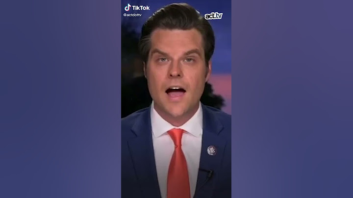 Watch 'Misery Loves Company' Starring Rep. Matt Gaetz & Tucker Carlson