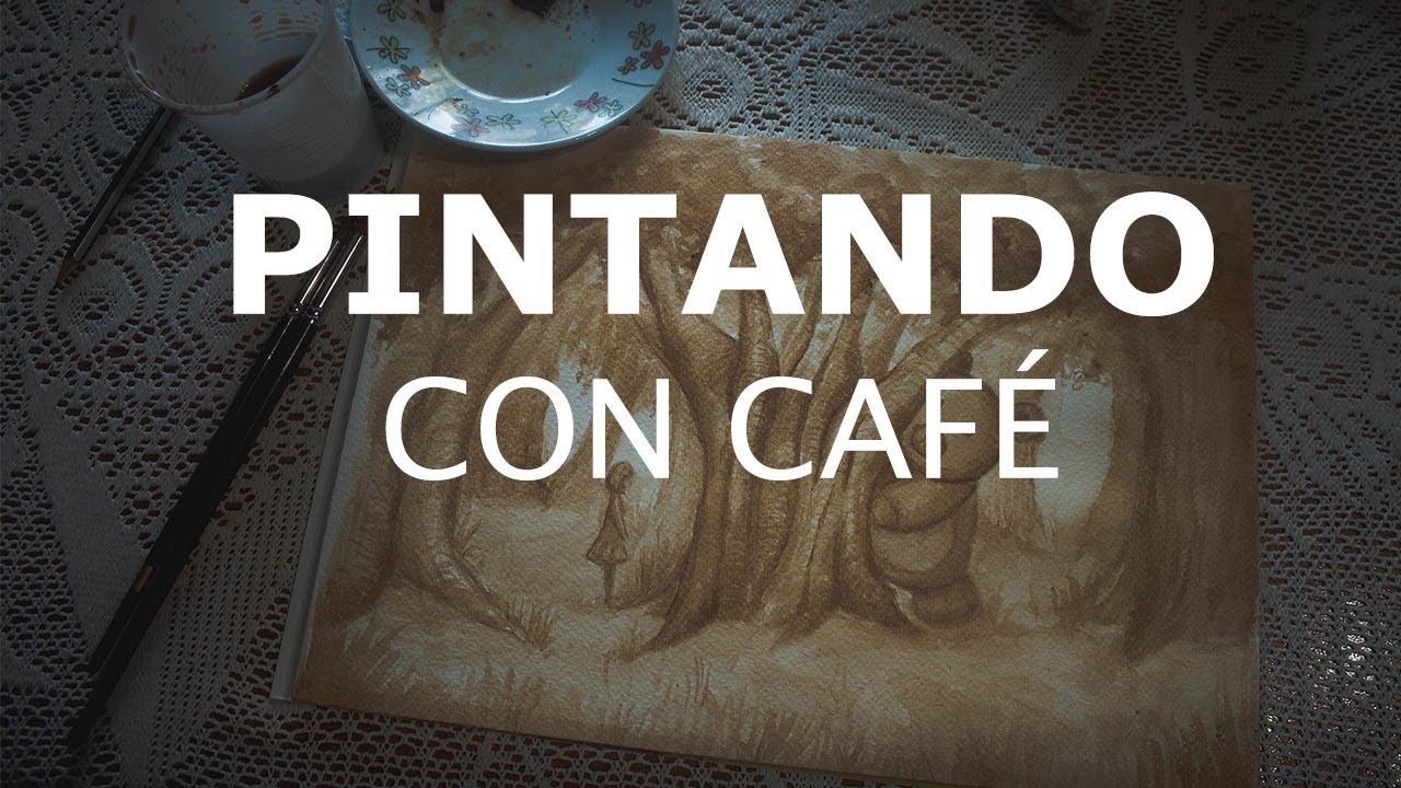 PINTANDO CON CAFÉ|speed painting