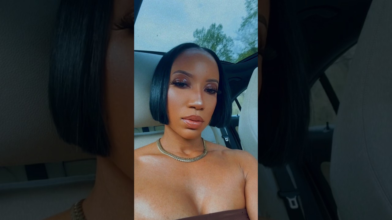 One length bob, silk press, blunt bob @char.Lawrence