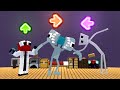 FNF Character Test | Gameplay VS Minecraft Animation | Rainbow friends 2.0 (Red,Teal,White)