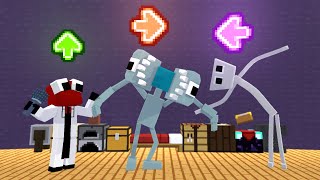 FNF Character Test | Gameplay VS Minecraft Animation | Rainbow friends 2.0 (Red,Teal,White)