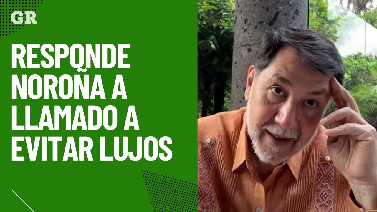Responde Noroña a llamado a evitar lujos