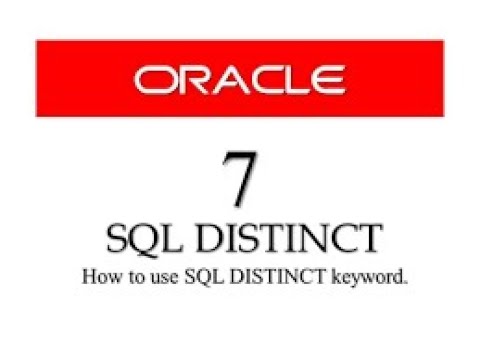 Using DISTINCT in SQL. - YouTube