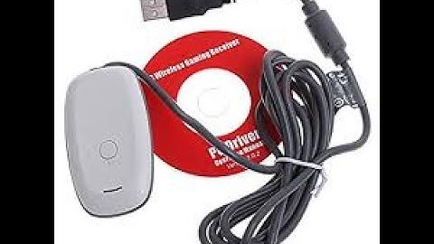 PC XBOX 360 Wireless Controller  Receiver Driver installation WINDOWS 10   /Tutorial  *2023*