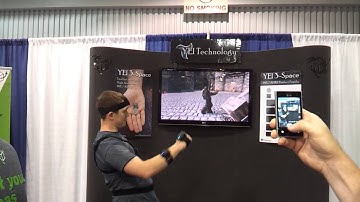 Sensors Expo 2013: full body motion tracking