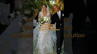 Jennifer Lopez's Stunning Weeding Dresses : A Fashion Journey! #shorts