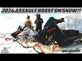 2024 polaris assault boost first ride what do i think about this crossover sled