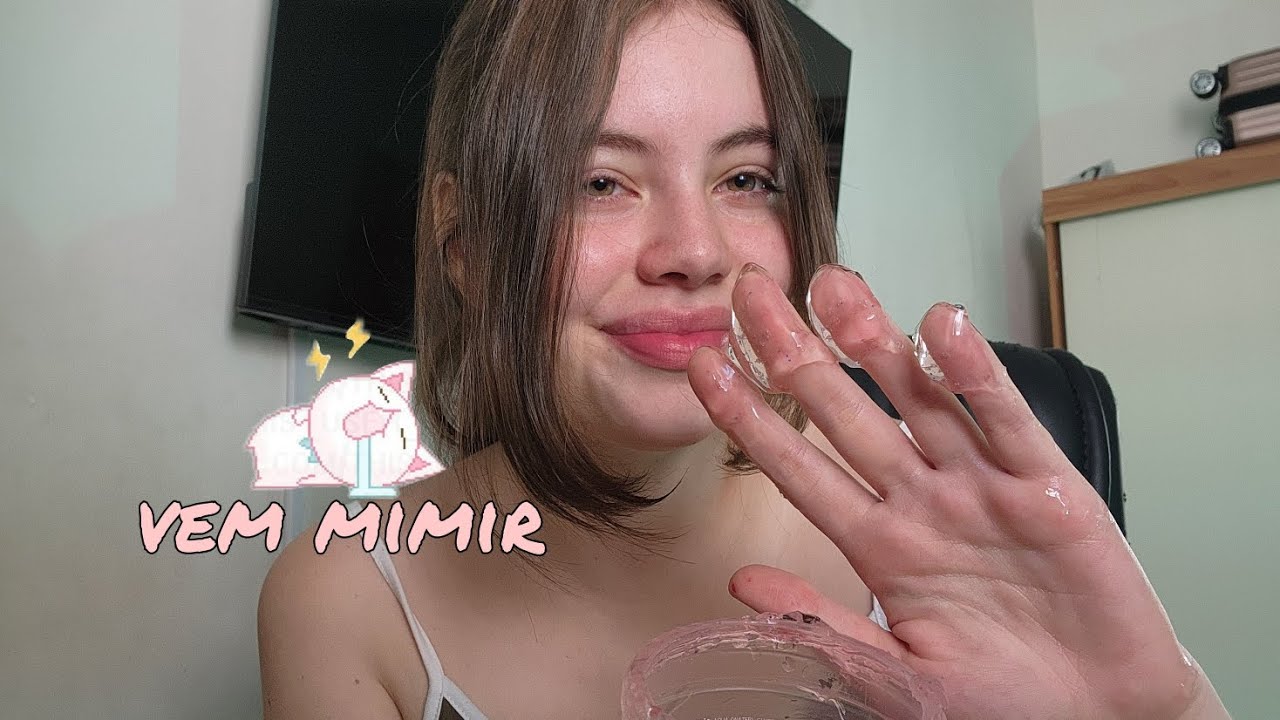 ASMR cuidando de você após o banho | sons molhados e estalinhos