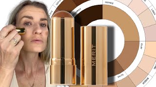 Merit Beauty Bronze Balm (Shade Clay) Demonstration and Review 