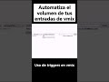 Automatiza el volumen de tus entradas de Vmix con triggers.