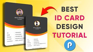 How To Make Professional ID Card In Pixellab 2021 Hindi | Techno Krrish | In Hindi