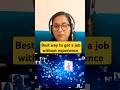 Best way to apply for a job with no experience| Freshers must watch #rctechlife #softwareengineer