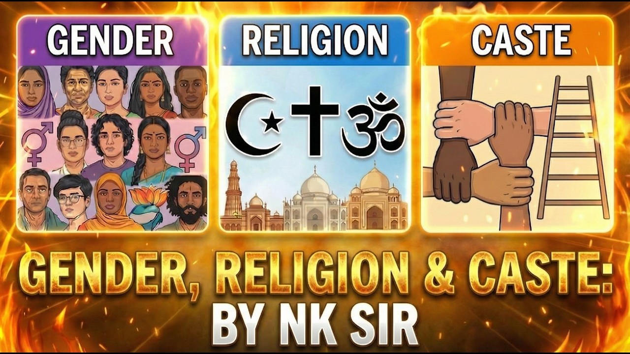 Gender, Religion and Caste | Class 10 Civics  | Full Explanation