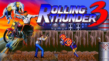 Rolling Thunder 3 (Sega Genesis) Playthrough Longplay Retro game
