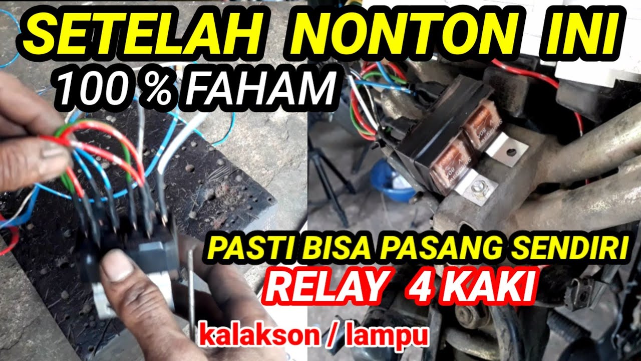 JALUR RELAY 4 KAKI DAN PEMAHAMAN PIN/NOMER DI RELAY 4 KAKI @HSNchanel70 ...
