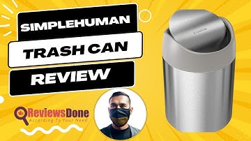 Simplehuman Trash Can Reviews | Best Countertop Trash Can