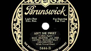 Video-Miniaturansicht von „1927 HITS ARCHIVE: Ain’t She Sweet - Ben Bernie (Scrappy Lambert & Billy Hillpot, vocal)“