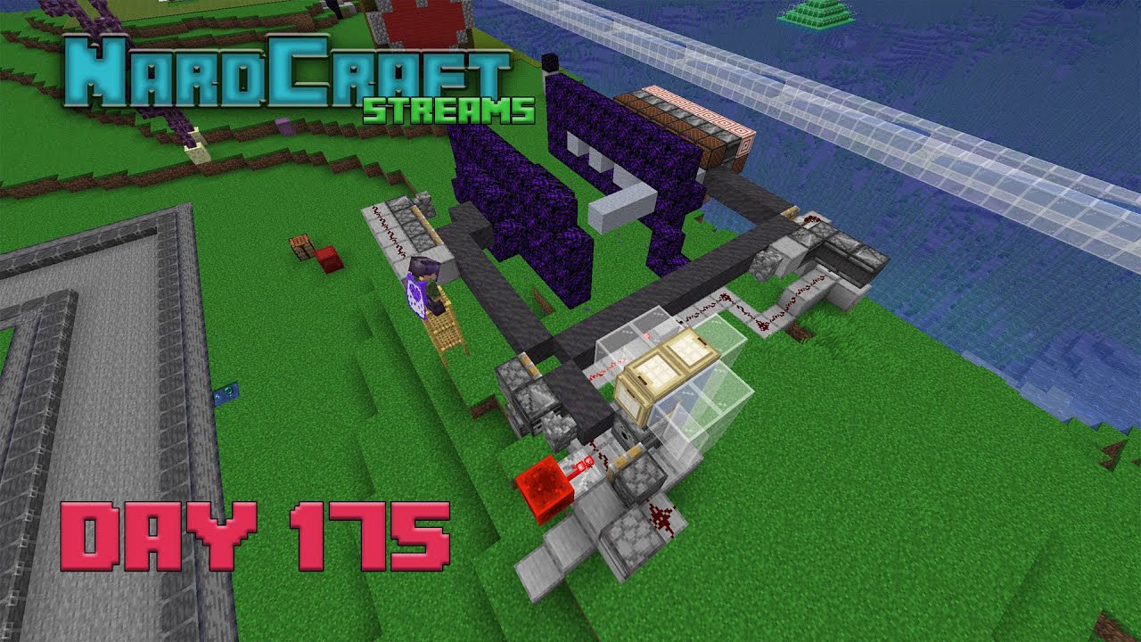 Nardcraft | DAY 175 - Clay farm from Mud - Minecraft Stream VOD
