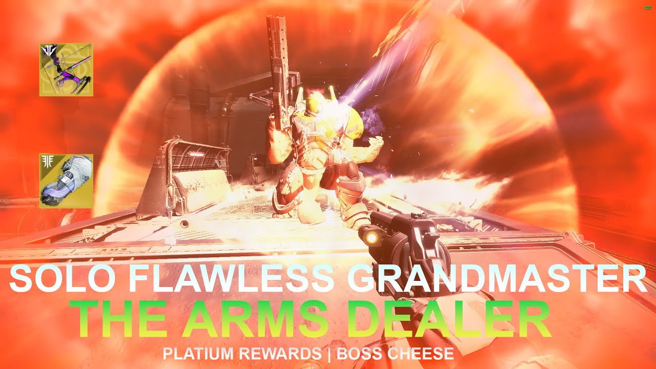 Solo Flawless Grandmaster Nightfall: The Arms Dealer (Boss Cheese) - Destiny 2