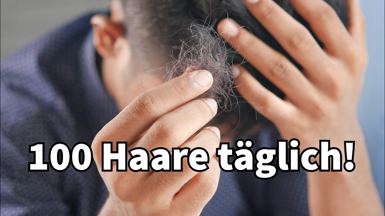 Mehr als 100 Haare am Tag zu verlieren ist NICHT normal!