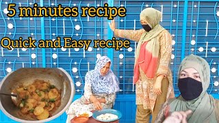 Potato recipe in village style ||Alo sabzi||Quick and easy recipe||LIFE WITH DESI STYLE