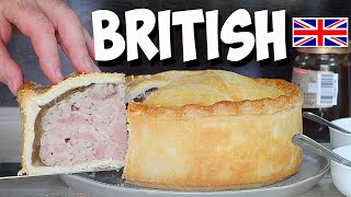 BIG British Pork Pie - Make a Traditional BIG British Pork Pie the YORKSHIRE WAY at HOME! NO CURE!