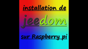 [DOMOTIQUE] installation de "JEEDOM" sur un Raspberry pi