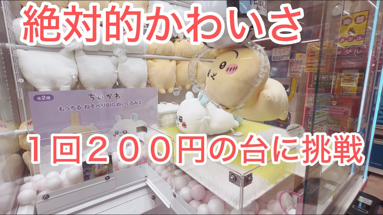 【ちいかわ】もっちるねそべりBIGぬいぐるみのうさちゃんゲットしました♡