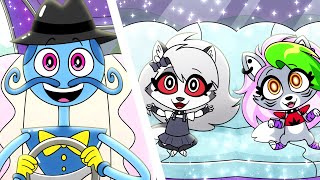 Are We There Yet???// Helluva Boss x FNAF x Poppy Playtime Animation Meme with Baby Loona and Roxy