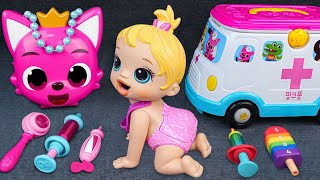 15 Minutes Satisfying with Unboxing COCOMELON Collection, Pinkfong Ambulance Playset Collection ASMR