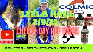 LIVE MATCH FISHING - 2/9/21 - CHEEKY DAY OFF WORK - Great haul of Carp !! #openmatch #bencossmatch