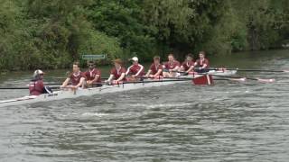 Corpus Christi M2 -rowback-, May Bumps 2013 slow motion [oarstack]