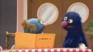 Sesame Street Grover Is All Out Of Food Waiter Grover